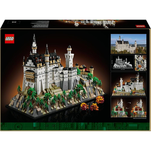 Zestaw klocków LEGO Architecture Zamek Neuschwanstein 3455 elementów (21063) - obraz 14