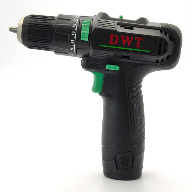 Аккумуляторная ударная дрель шуруповерт DWT ASBP-12 NF-1.5 - Фото 2 Аккумуляторная ударная дрель шуруповерт DWT ASBP-12 NF-1.5 - изображение 2