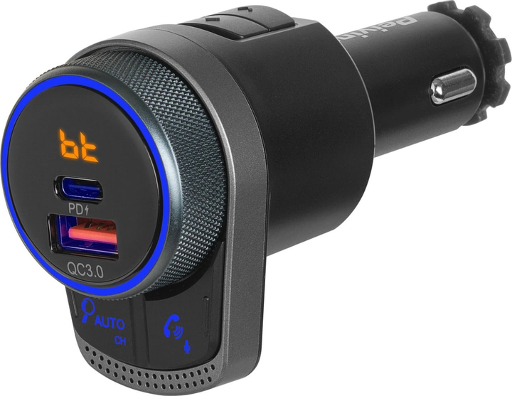 FM-трансмітер Peiying URZ0486 Bluetooth 2x USB (5901890078405) - зображення 1