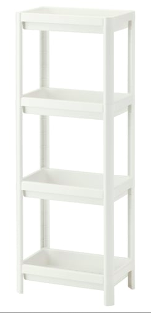 Regał IKEA VESKEN 37x23x101 cm Biały (403.078.66) - obraz 1