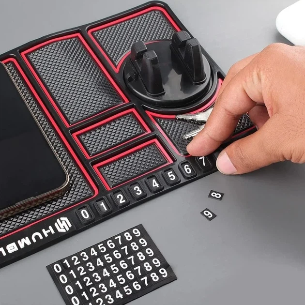 Универсальный автомобильный коврик Scratch Mat с держателем телефона HA-20 - изображение 6