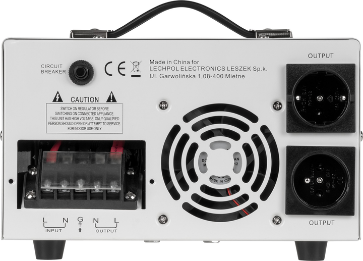 Stabilizator napięcia Kemot MSER-5000 5000VA 3% (5901890115810) - obraz 4