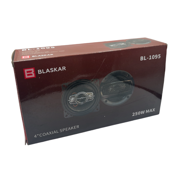 Автомобільна автоакустика кругла 4 дюйми 10 см 12V коаксіальна BLASKAR BL-1095 - зображення 6