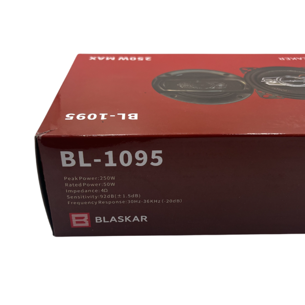 Автомобільна автоакустика кругла 4 дюйми 10 см 12V коаксіальна BLASKAR BL-1095 - зображення 7