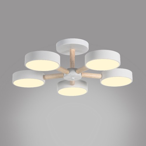 Светодиодный светильник-люстра Ardero AL6195ARD 65W 3000-6500К 5200Лм SCANDY 580х160 мм с ПДУ - изображение 3