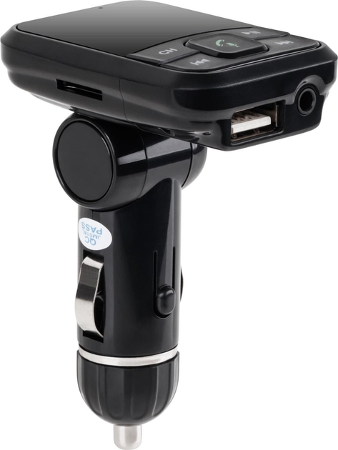Transmiter FM Peiying URZ0467-1 Bluetooth USB (5901890078979) - obraz 2