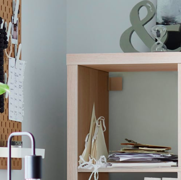 Стелаж IKEA KALLAX 77х77 см Імітація біленого дуба (603.245.20) - зображення 4