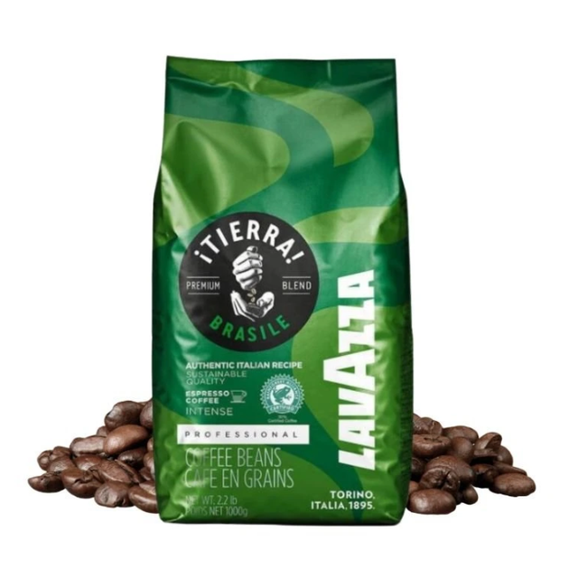 Кофе в зёрнах Lavazza Tierra Brazil Intense, 1 кг - изображение 2