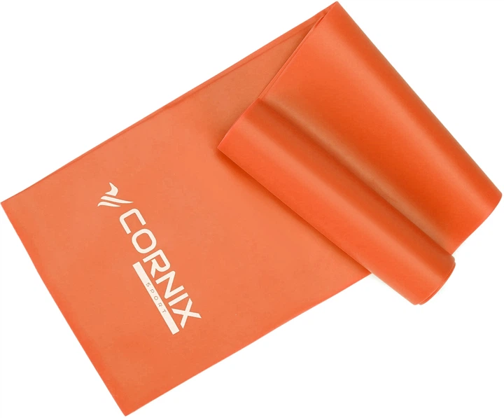 Лента-эспандер Cornix Flat Band 200 х 15 см для спорта и реабилитации 3 кг Оранжевая (XR-0246) - изображение 8