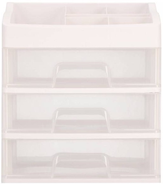 Organizer na kosmetyki Springos HA1091 mleczny 31 x 26.5 x 19.5 cm (5907719433912) - obraz 2