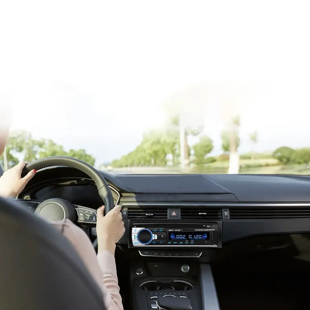 Автомагнитола с Bluetooth, 1DIN, MP3-SA-520 ISO / Магнитола с LED подсветкой в авто / Магнитофон в машину - изображение 9