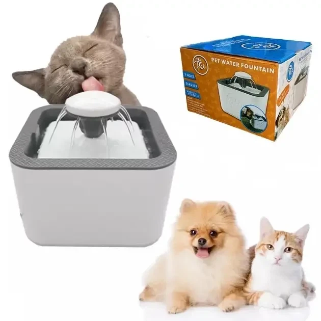 Поїльник для тварин Pet Water FOUNTAIN Автоматичний поїльник — фонтан - Фото 3 Поїльник для тварин Pet Water FOUNTAIN Автоматичний поїльник — фонтан - зображення 3