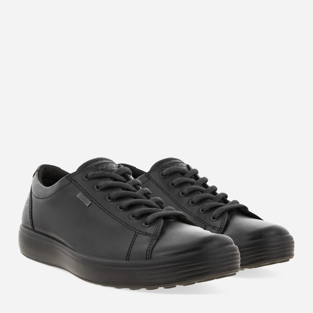 Чоловічі кеди низькі ECCO Soft 7 M 43036421001 46 Чорні (809704006611) - зображення 2