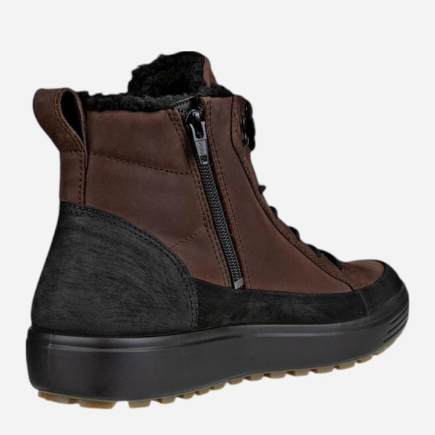 Zimowe trzewiki męskie skórzane Gore-Tex ECCO Soft 7 Tred M 45044459325 48 31.5 cm Czarne (194890389489) - obraz 3