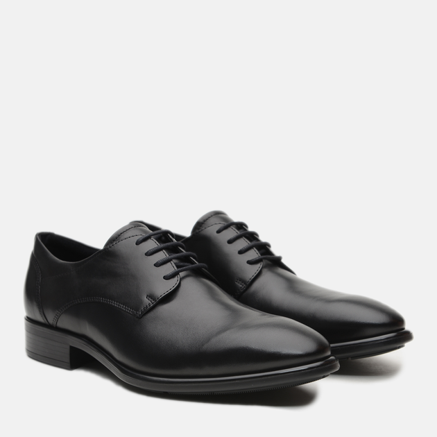 Buty derby męskie skórzane ECCO Citytray 51273401001 47 30.8 cm Czarne (825840894370) - obraz 3