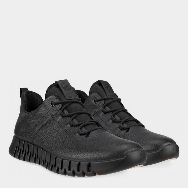 Sneakersy męskie skórzane ECCO Gruuv M 52522401001 40 25.5 cm Czarne (194891314336) - obraz 1