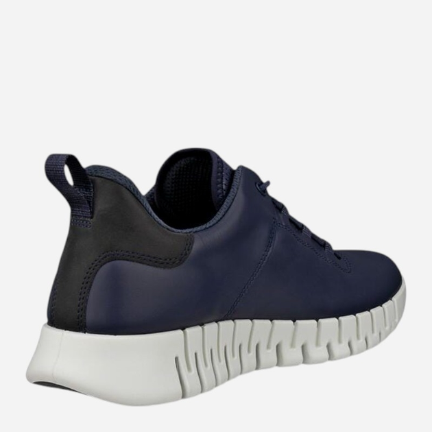 Sneakersy męskie skórzane ECCO Gruuv M 52520450595 48 31.5 cm Granatowe (194891177092) - obraz 3