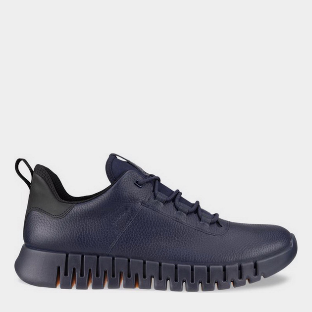Sneakersy męskie skórzane ECCO Gruuv M 52522401303 48 31.5 cm Granatowe (194891314213) - obraz 1