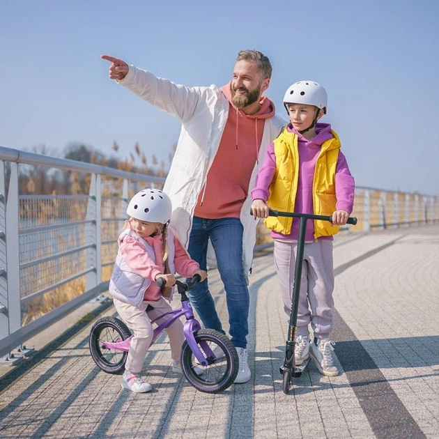 Біговел Lionelo BART AIR PINK VIOLET - Фото 5 Біговел Lionelo BART AIR PINK VIOLET - изображение 5