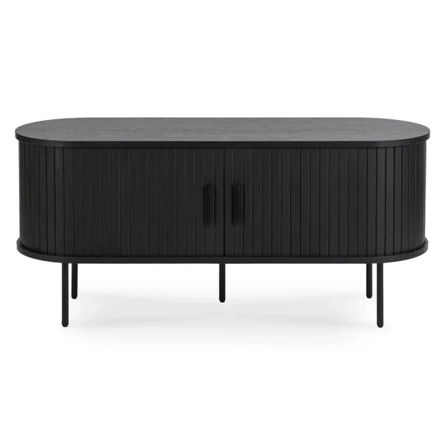 Тумба под телевизор MEBEL ELITE TRISH 120 см Черный ME.TRISH/CZ/RTV120 - изображение 8