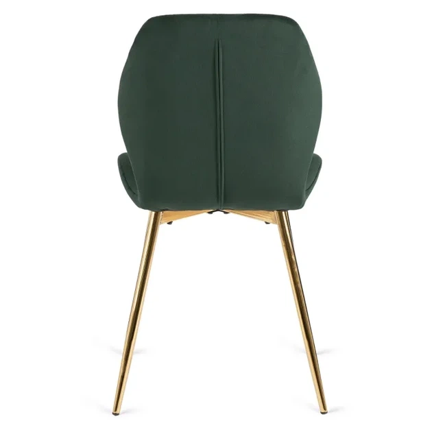 Стілець оксамитовий MEBEL ELITE LUCKY, Зелений / Золотий ME.LUCKY/Z/ZL/V/K - зображення 9