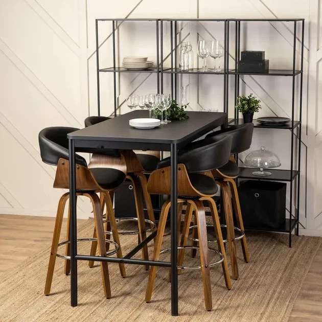 Барный стул поворотный MEBEL ELITE JERSEY, Черный ME.JERSEY/CZ/O/DG/E/H - изображение 4