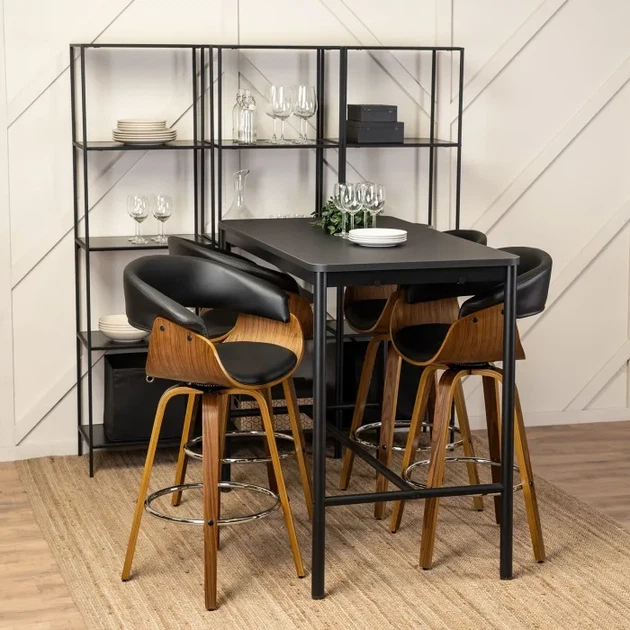 Барный стул поворотный MEBEL ELITE JERSEY, Черный ME.JERSEY/CZ/O/DG/E/H - изображение 5