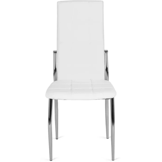 Стул кухонный MEBEL ELITE MOLLY, белый / экокожа ME.MOLLY/B/CH/E/K - изображение 4
