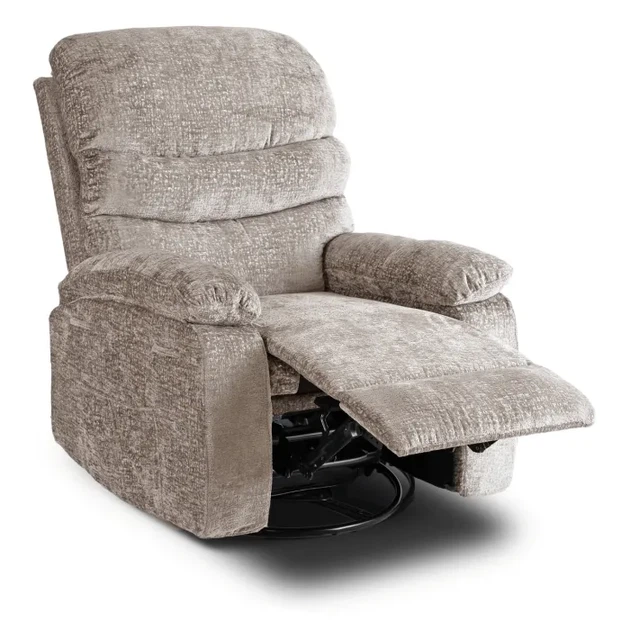 Розкладне масажне крісло MEBEL ELITE BRUCE, Бежевий / велюр ME.BRUCE/BZ/V/FW - зображення 5
