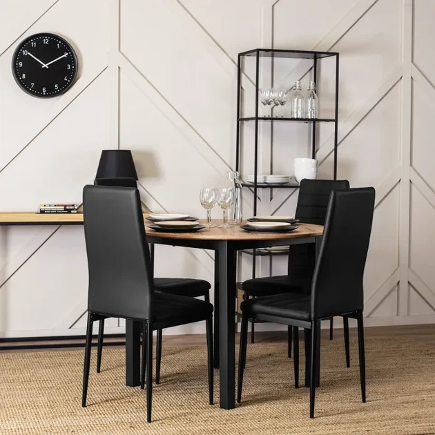 Стул MEBEL ELITE NARIS, черный / экокожа ME.NARIS/CZ/E/K - изображение 3