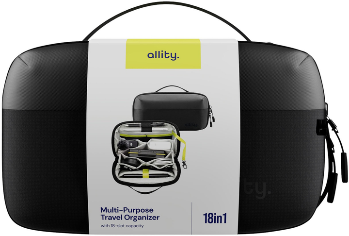 Органайзер для кабелів Allity ATB-100 Black/Green (5906667551068) - зображення 3