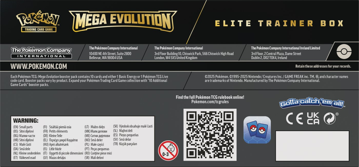 Dodatek Pokémon TCG: Mega Evolution - Elite Trainer Box - Gardevoir 1 szt (0196214129115) - obraz 9