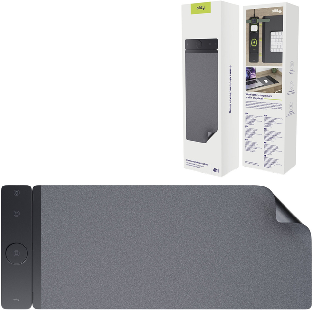 Підставка для ноутбука Allity ALP-100 4-in-1 MagSafe 15W (5906667551051) - зображення 2