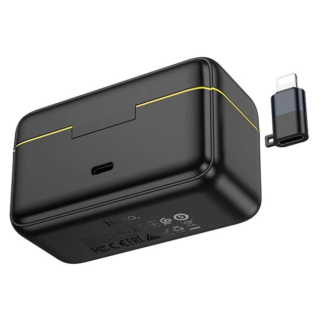 Мікрофон бездротовий петличний HOCO L17 Dual-mic magnetic lavalier (Lightning + Type-C) - зображення 3