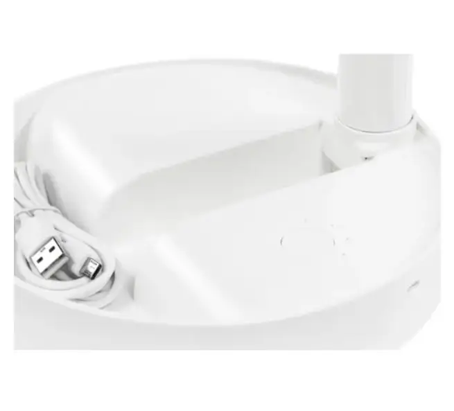 Вентилятор акумуляторний телескопічний USB, білий 6196 - зображення 2