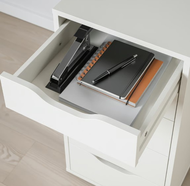 Комод IKEA ALEX 36 x 70 см Білий 004.735.46 - зображення 4