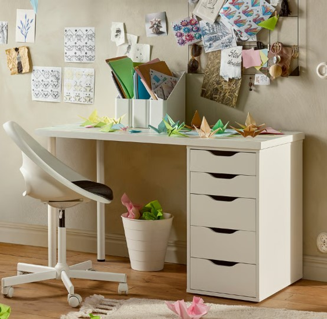 Комод IKEA ALEX 36 x 70 см Білий 004.735.46 - зображення 6