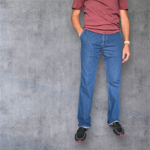 Джинси-брюки Montana Chino GRANADA 02 (літо) 34-34 синій - зображення 7