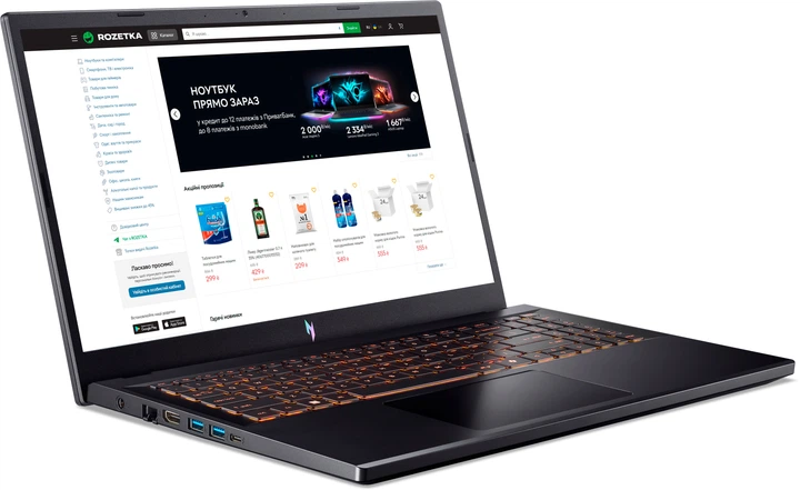 Ноутбук Acer Nitro V 15 ANV15-52-7437 (NH.QZ8EU.00N) Obsidian