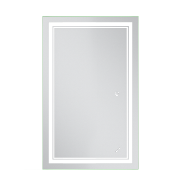 Дзеркало MIXXUS PREMIUM QUADRO MR20-50x80-REVERSE з LED Touch, Anti-fog, димером, рег. яскравості (MP6620) - зображення 9
