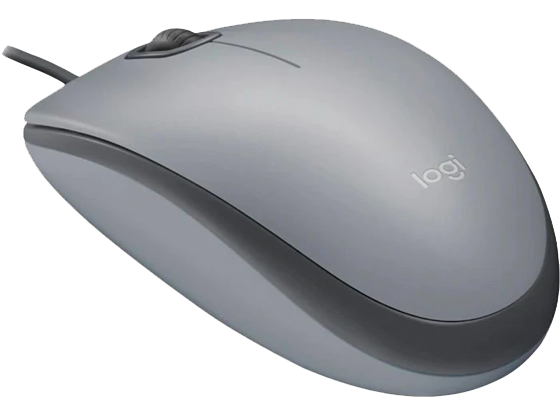 Миша Logitech M110 Silent-MID GRAY-USB-AKOYA (6857585) - зображення 2