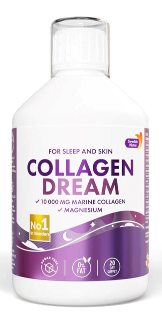 Рідкий колаген Swedish Nutra Dream 10000 мг + магній Сон і спокій 500 мл (7350122363013) - зображення 1
