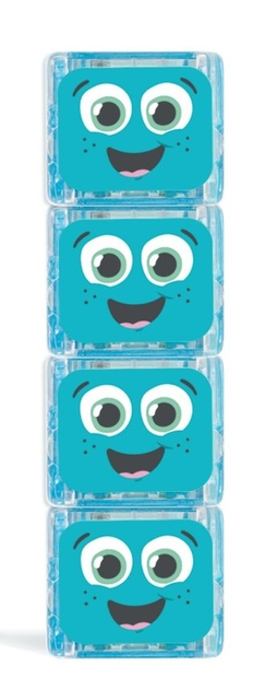 Сенсорні кубики Glo Pals Light Up Cubes Blair Бірюзові (0850016823120) - зображення 3