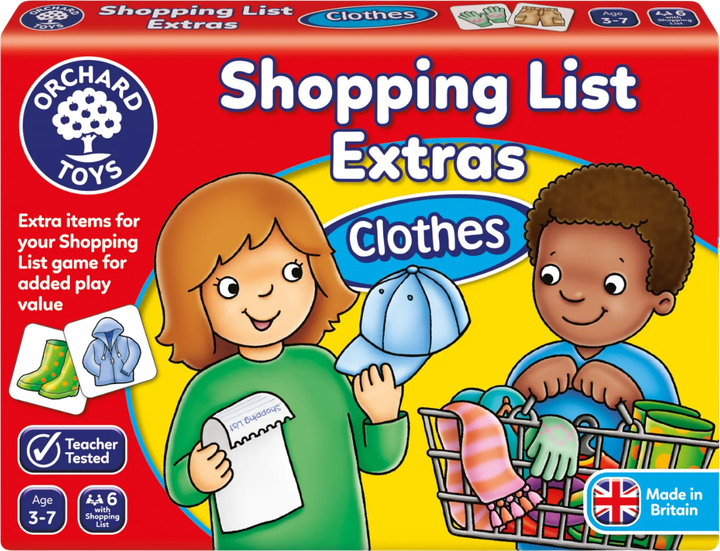 Настільна гра Orchard Shopping List Extras Clothes (5011863101167) - зображення 1