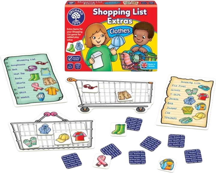 Настільна гра Orchard Shopping List Extras Clothes (5011863101167) - зображення 2
