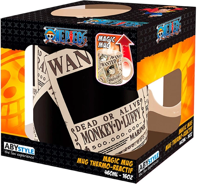 Чашка хамелеон ABYstyle ONE PIECE Wanted 460 мл (ABYMUGA444) - зображення 4