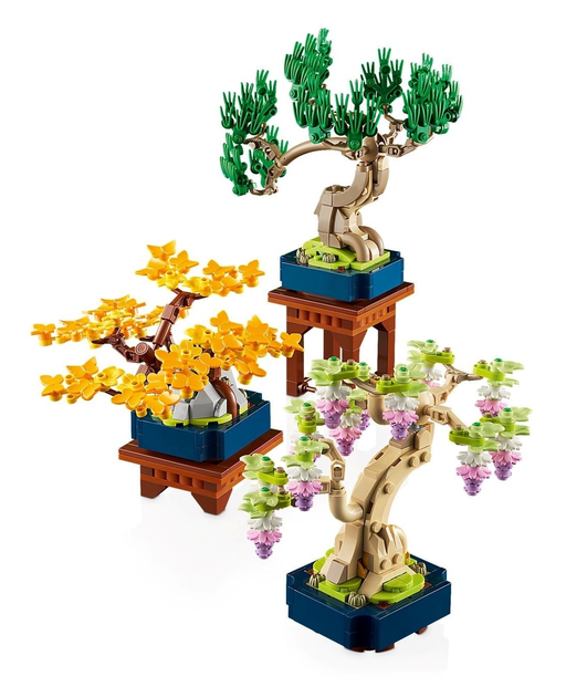 Zestaw klocków LEGO Botanicals Małe drzewka Bonsai 709 elementów (10373) - obraz 3