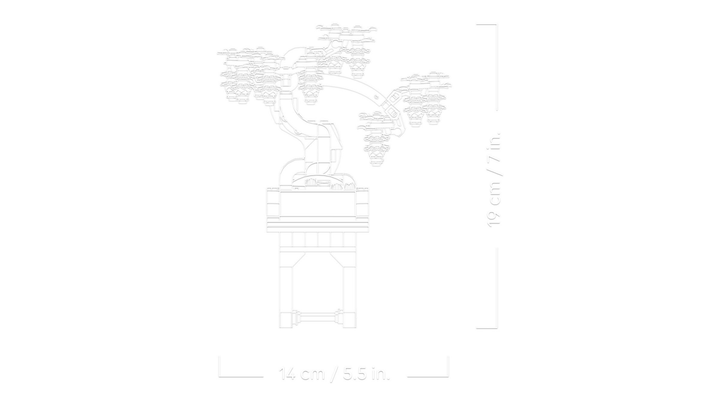 Zestaw klocków LEGO Botanicals Małe drzewka Bonsai 709 elementów (10373) - obraz 9