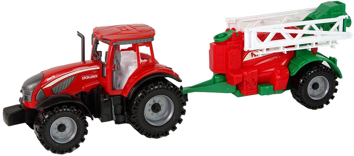 Іграшка LEAN Toys Сільськогосподарський трактор з обприскувачем Червоний 14836 (5905515353014) - зображення 3