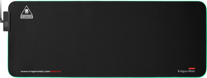 Podkładka gamingowa Kruger&Matz Warrior Speed Black (5901890046497) - obraz 1